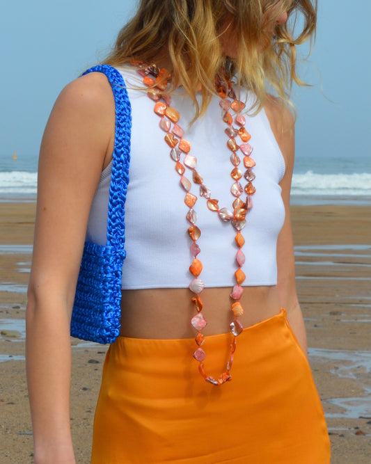 Collar Nacar Naranja